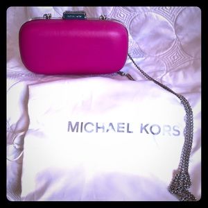 Hot Pink MK clutch